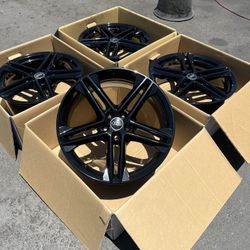 “20 Audi Gloss Black Rims/Wheels Exchange 