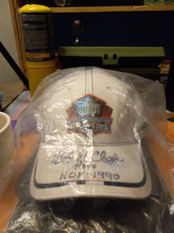 Bob St.clair Hall Of Fame Autograph Cap.