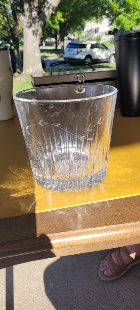Crystal Princess House Bowl Ice Bucket