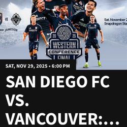 MLS Cup Finals: San Diego FC Vs Vancouver Whitecaps FC 
