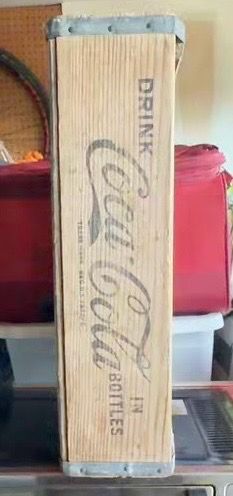 Vintage 1967 Coca-Cola Wooden Crate – Upcycled Farmhouse Display Shelf