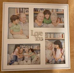 Love You Collage Picture Frame 4x6