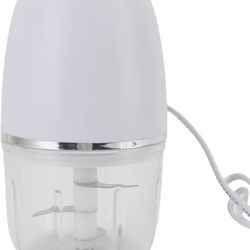 Electric Garlic Chopper, 300ML Portable Food Processor Vegetable Mincer Blender Mini Food Chopper For Nuts Chili Onion Minced Meat