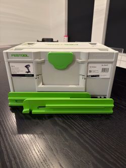 Systainer³ Rail Pro – True Festool Green HTPLA Pull-Out Rail System