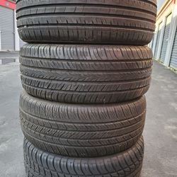 Mixed brands 205 55 16 all season tires 