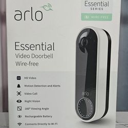Arlo Essential Video Doorbell Wire Free 