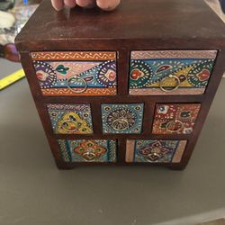 Jewelry Box Hand Painted From Bahrain