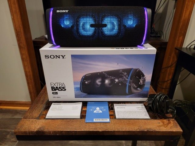 Sony SRS-XB43 Wireless Bluetooth Speaker - Black