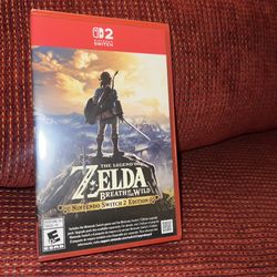 The Legend Of Zelda Breath Of The Wild For Nintendo switch 2 
