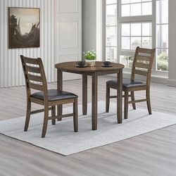 Mega Sale! Going Fast! 5 PCS Medina Collection Dining table set-Walnut. Now 369.00 Free Delivery 🚚 