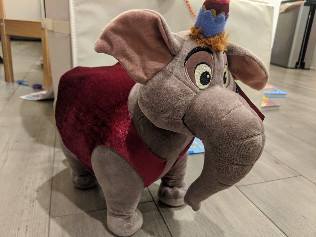 Disney Aladdin Elephant Abu Stuffed Animal
