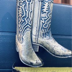 Cool Vintage Cowboy Boots Cutout Belt Buckle See Details