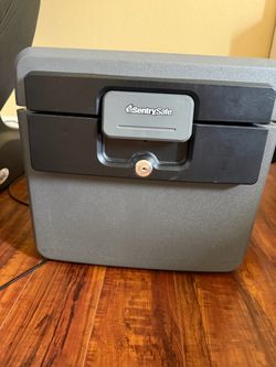 SentrySafe Black Fireproof Document Box