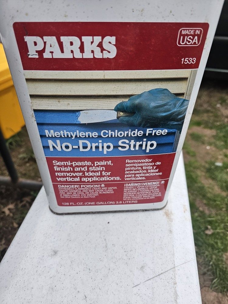 PARKS NO DRIP STRIP, PSINT AND STAIN REMOVER MADE IN USA, NEW, OLD DTOCK