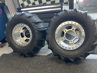 Paddle Tires On BTR Wheels X 2