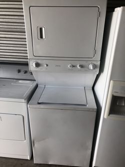 Stackable washer and dryer scratch and dent