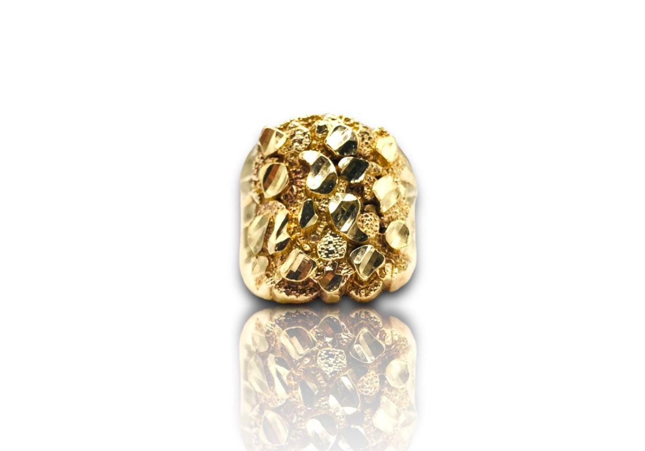 Men’s Gold Nugget Ring