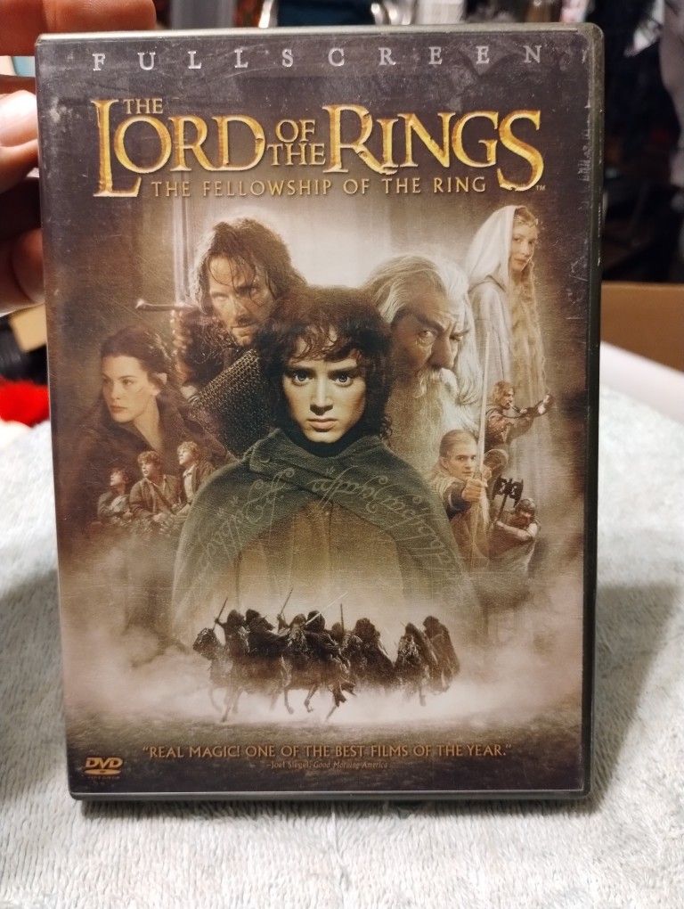 Lord of the Rings - The Fellowship Of The Ring DVD movie