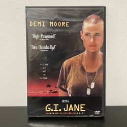GI Jane DVD Movie Demi Moore Ridley Scott War Navy Seals 90s Retro 1997