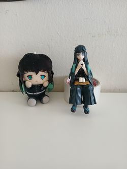 Tokito Figure Premium Chokonose Kimetsu no Yaiba SEGA.
And Demon Slayer: Kimetsu No Yaiba Large Muichiro Tokito Plush.
All for Only 20 dollars. 
And I