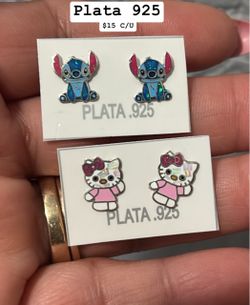 Aretes de plata 925