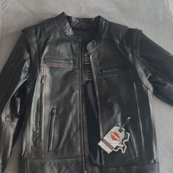 Brand New Harley Jacket. Medium Motorcycle Leather Jacket.