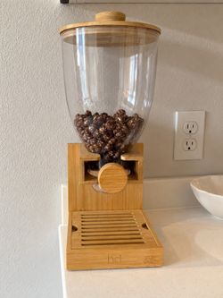 Bamboo Cereal Dispenser