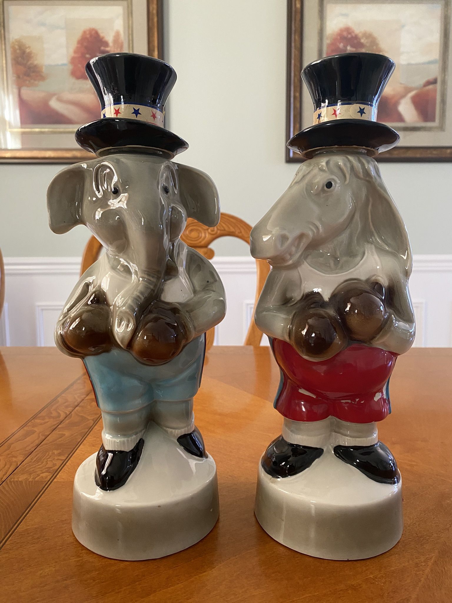 Pending - Rare, Vintage 1964 Jim Beam Political Decanters