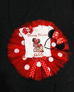 Minnie mouse tutu set