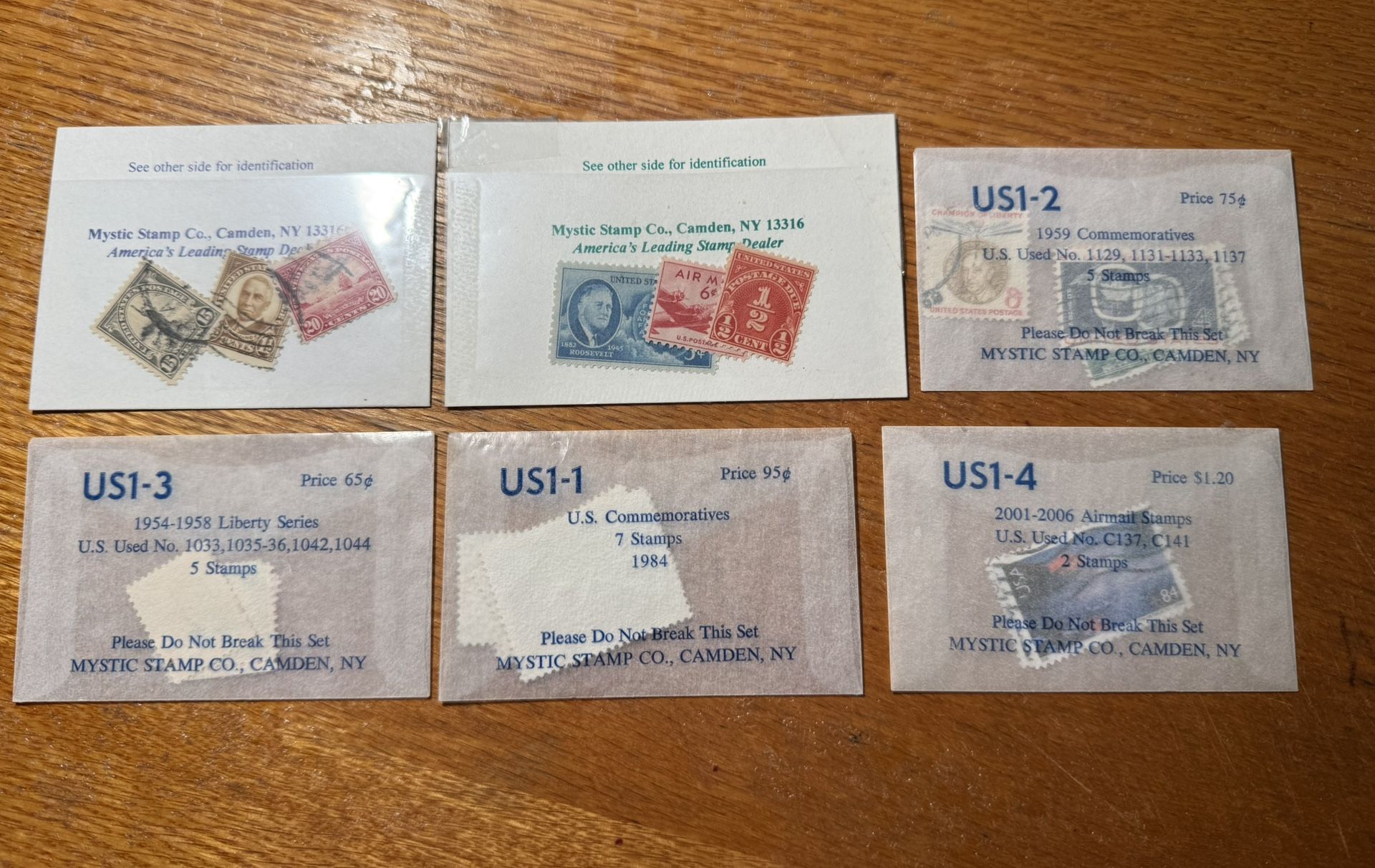 Stamp Lot From The Mystic Stamp Co Camden NY