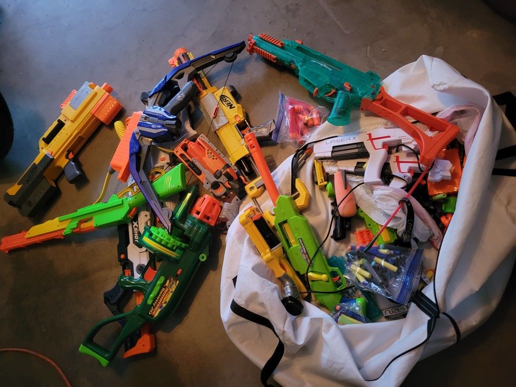 Nerf Toy Gun Collection $35