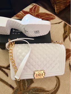 Jelly style purse and shoes