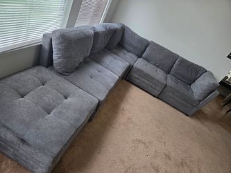 Sectional with Ottoman