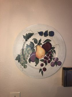 Wood Fruit Plate