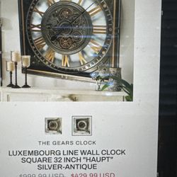 Luxembourg “Haupt” Wall Clock