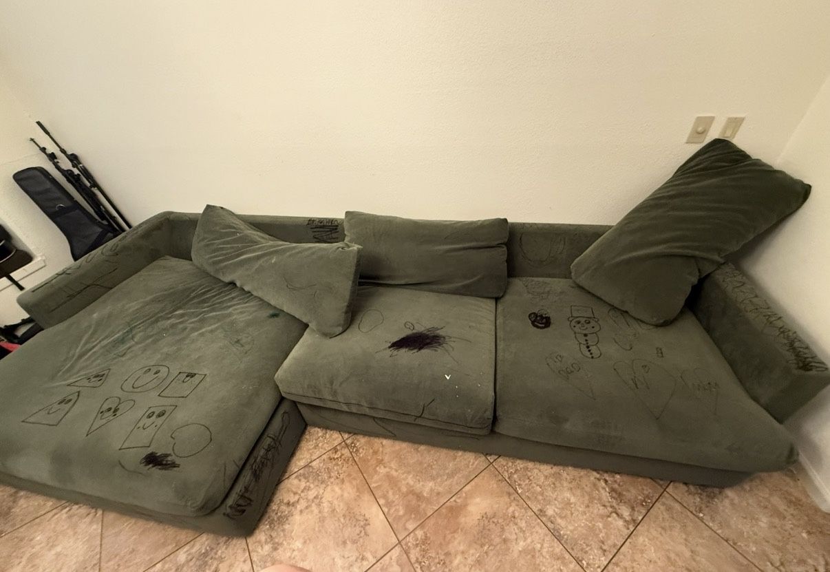 Free Couch And Ottoman