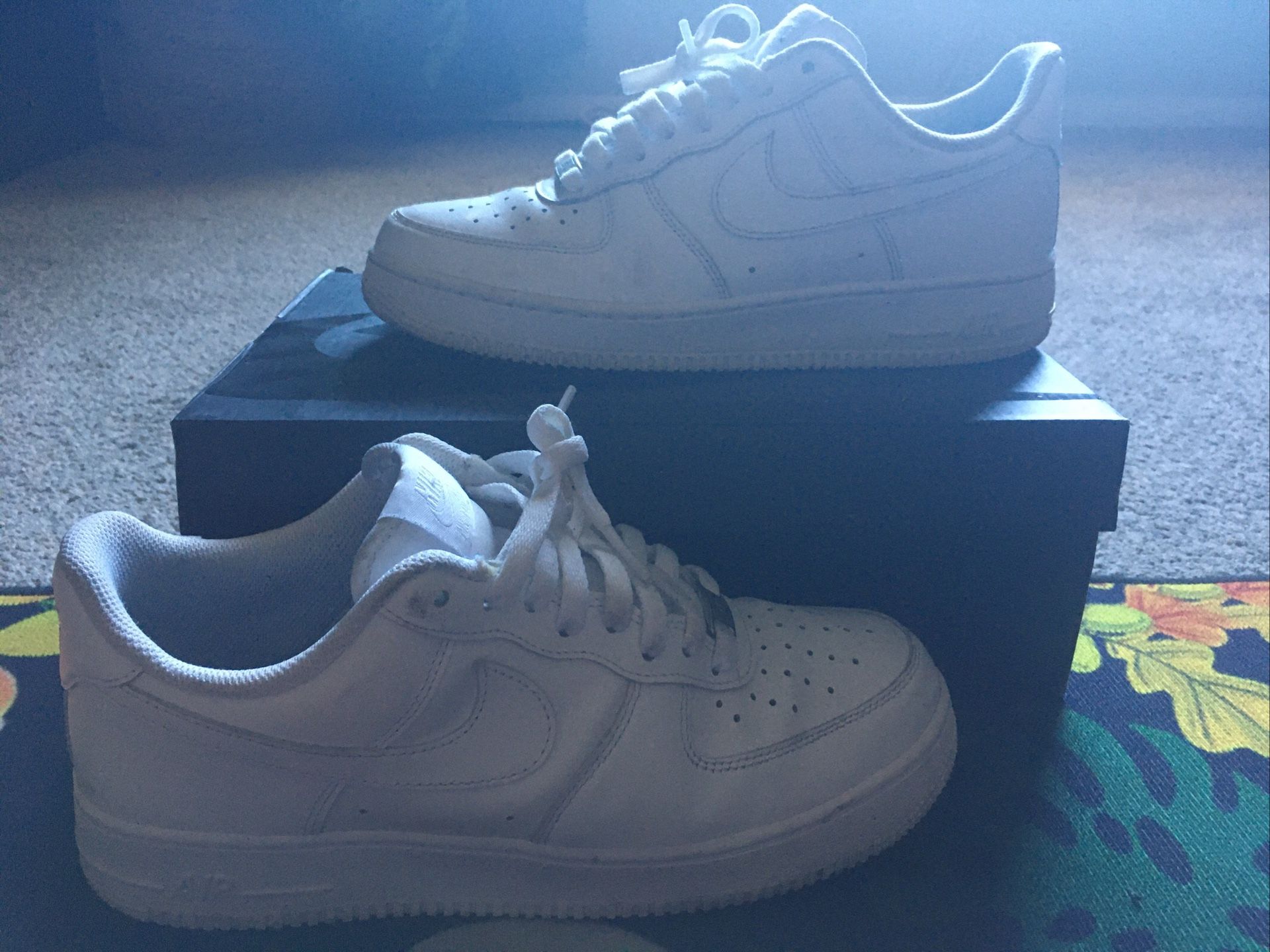 Nike Air Force Ones Low ‘07 (White) S: 8 1/2 M , 10 W
