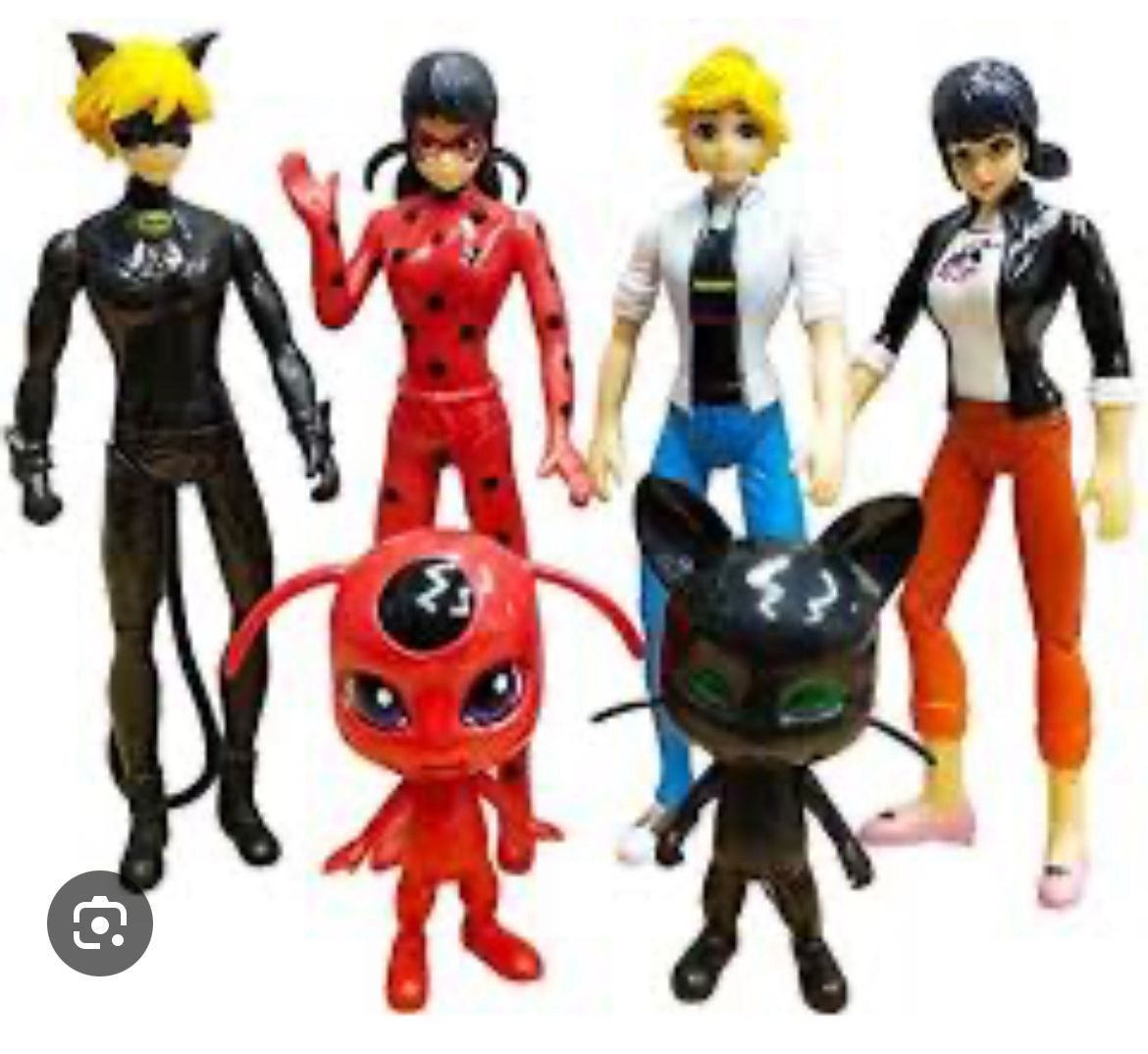 Ladybug 6 Action Figuren 