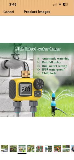 Brand: TRJZWA 4.4 4.4 out of 5 stars (93) 150FT Drip Irrigation System Kit with 2 Zone Water Timer for Garden High-Flow Mainline Automatic Watering Sy
