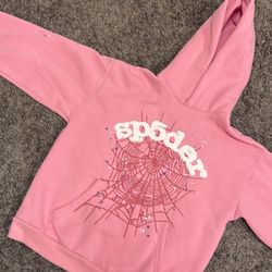 Pink Sp5der Hoodie (no tag)