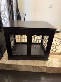 Wooden dog kennel