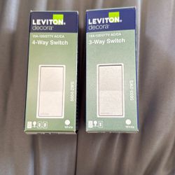 Leviton 3 Way & 4 Way Light Switches