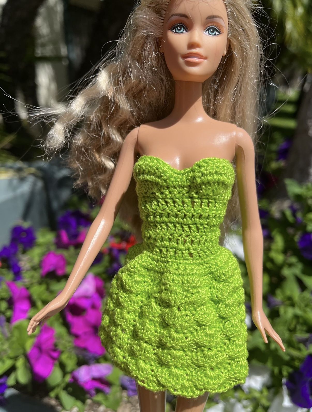 New Mini Green Dress for Barbie β Stylish Outfit for 11.5β Dolls