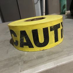 Never Used Big Roll 3” Caution Tape