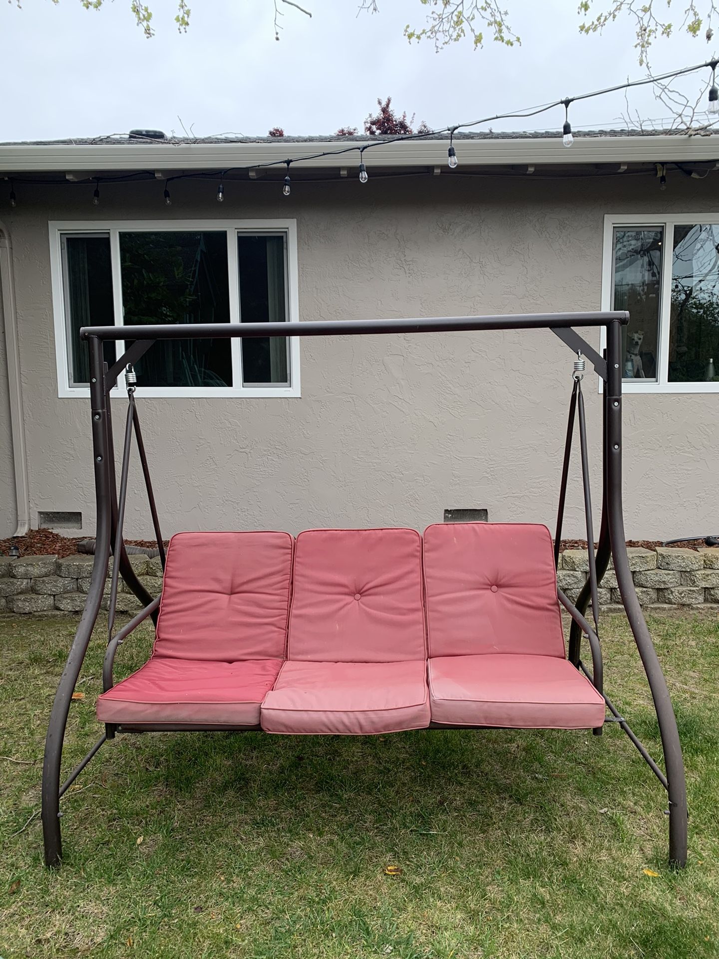 Outdoor 3-seat Porch Swing