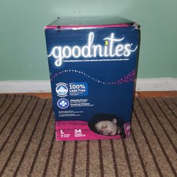 Goodnites 34 Underwear Size L
