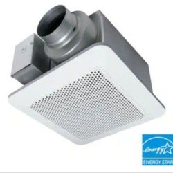 Panasonic Whisper Choice Auto DC Pick-A-Flow 80/110 CFM Ceiling Bathroom Exhaust Fan with Humidity Sense and Flex-Z Fast Bracket