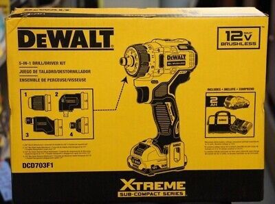 BRAND NEW DEWALT XR 12V EXTREME 5 IN 1 DRILL WITH BATTERY AND CHARGER