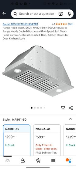 Built In Range Hood