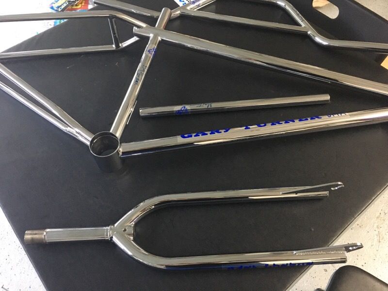 Gary Turner 26" signed vintage BMX frame kit
